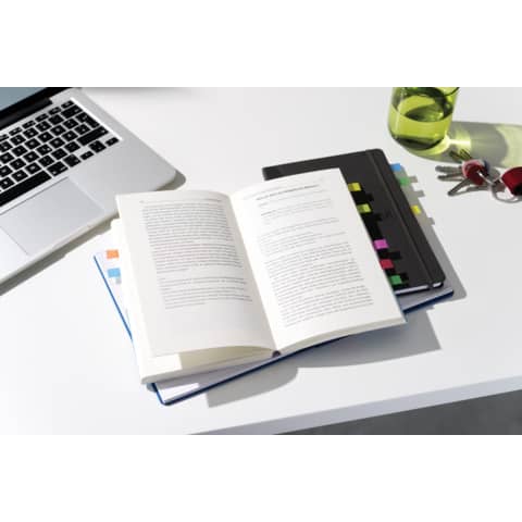 Segnapagina removibili Post-it® Index Mini con dispenser turchese, arancio, lime, rosa  4 conf. da 35 - 683-4ABXEU